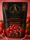 AVYS Sugar-Free Strawberry Lollipops