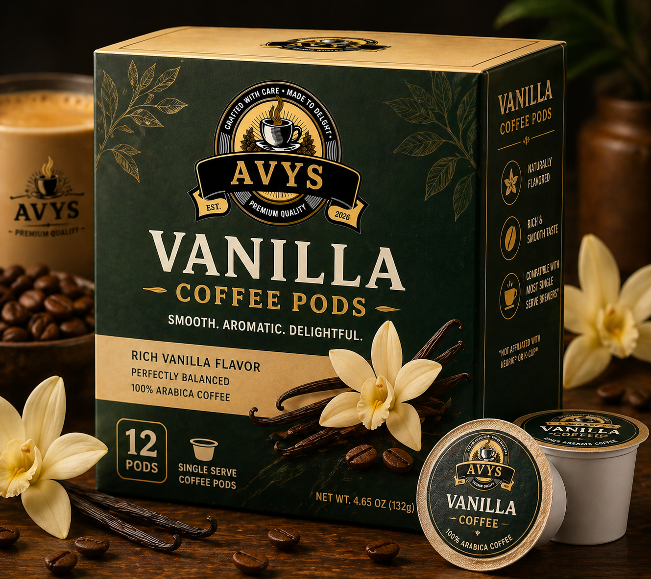 AVYS Vanilla Coffee Pods