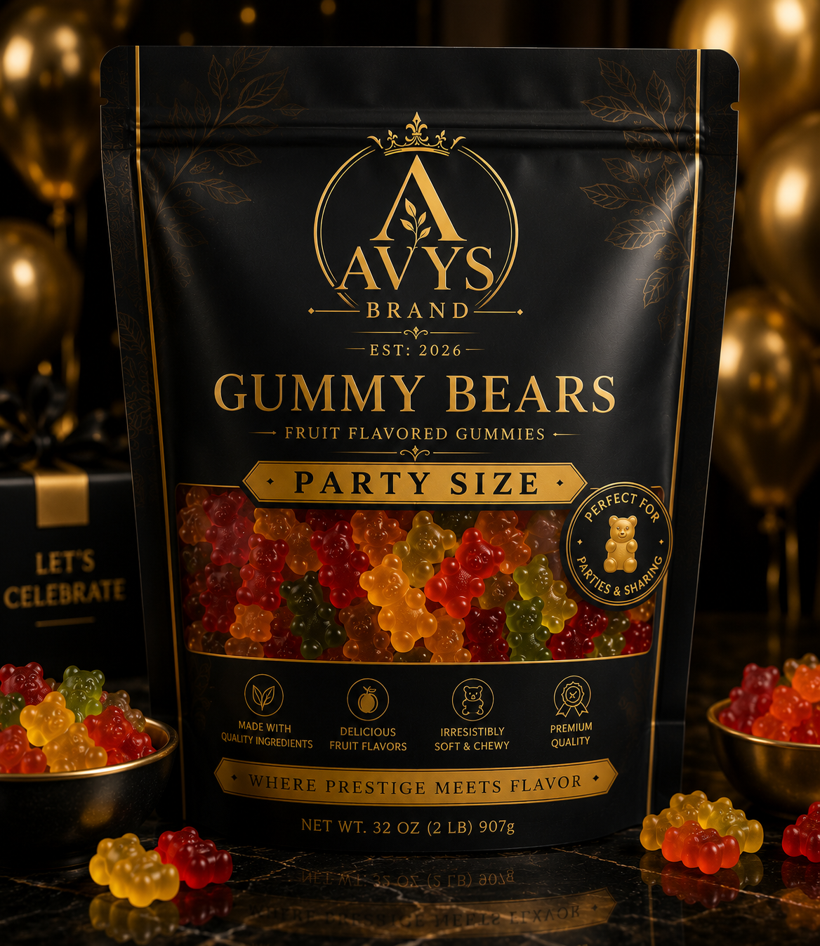 AVYS Gummy Bears - Party Size