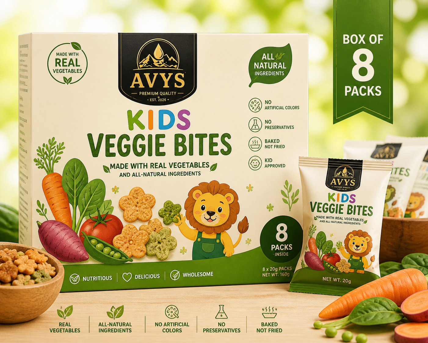 AVYS Kids Veggie Bites