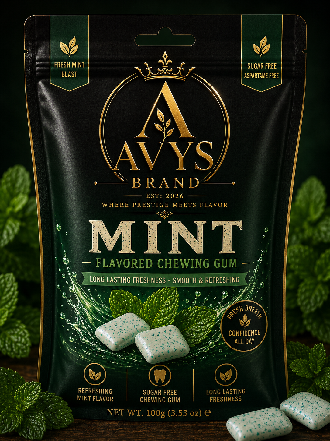 AVYS Mint Flavored Gum